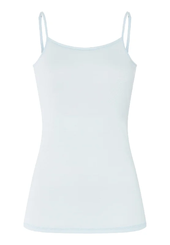 Ultralight Round Neck Cotton Camisole | Whispering Blue 71820-2503