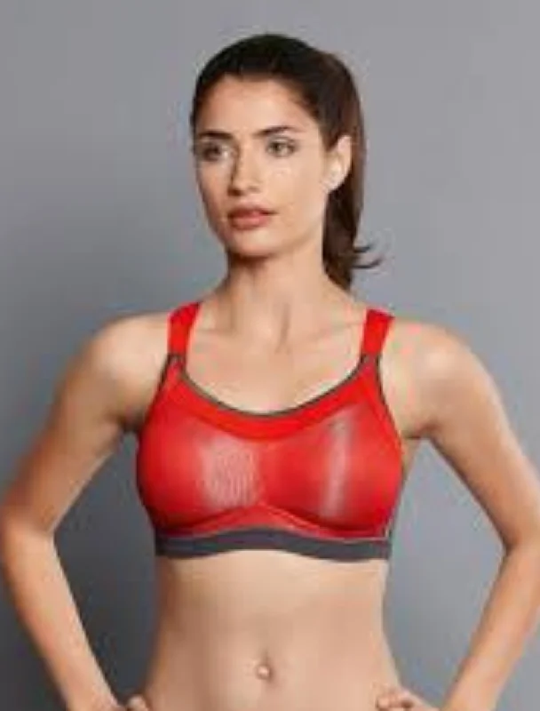 Anita Active Momentum Wire Free Sports Bra, Red