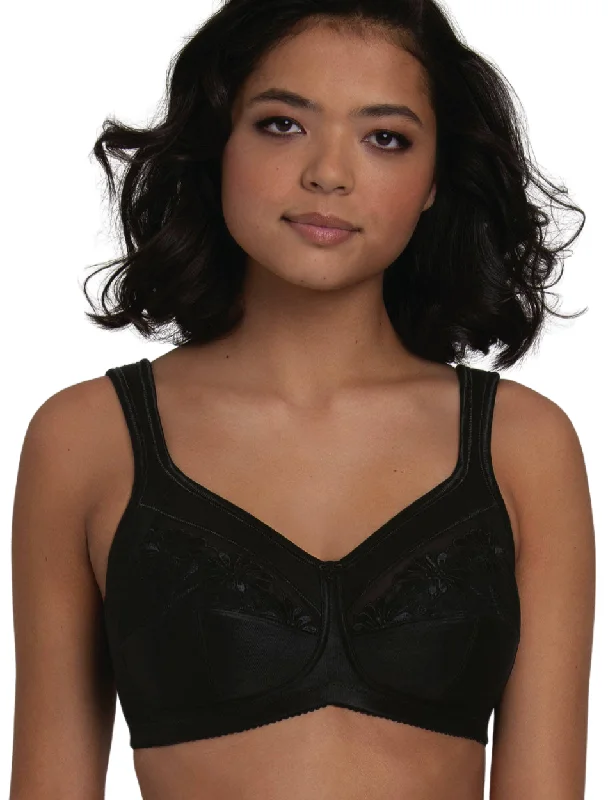 Anita Safina Wireless Post Operative bra, Black | Black Anita Safina Mastectomy Bra