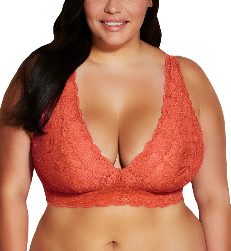 Cosabella Never Say Never SUPER CURVY Plungie Longline Bralette (NEVER1389) - Sahara