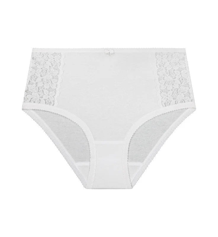 COTTON & LACE FULL BRIEF