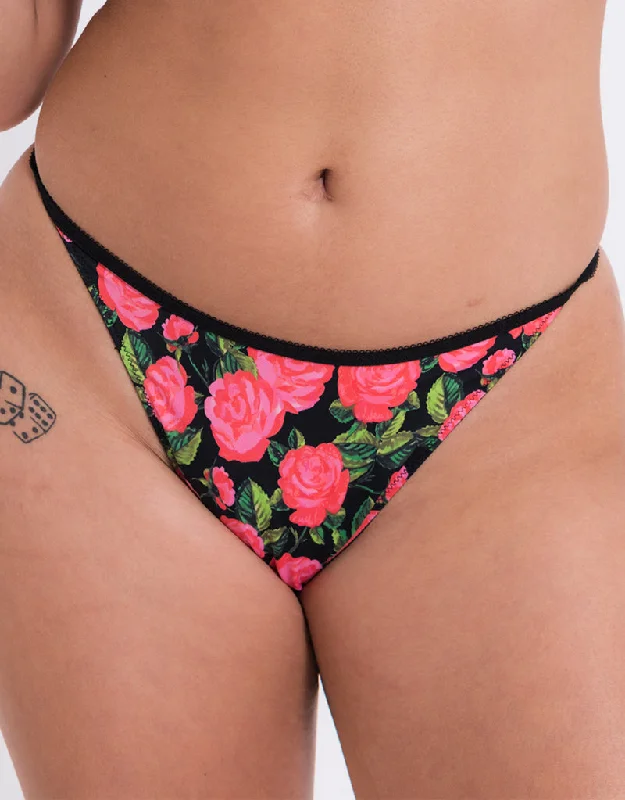 Curvy Kate Boost in Bloom Thong Print Mix