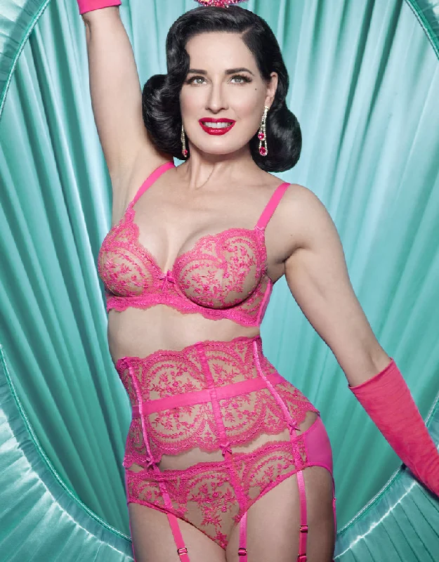 Dita Von Teese Severine Plunge Bra Neon Candy