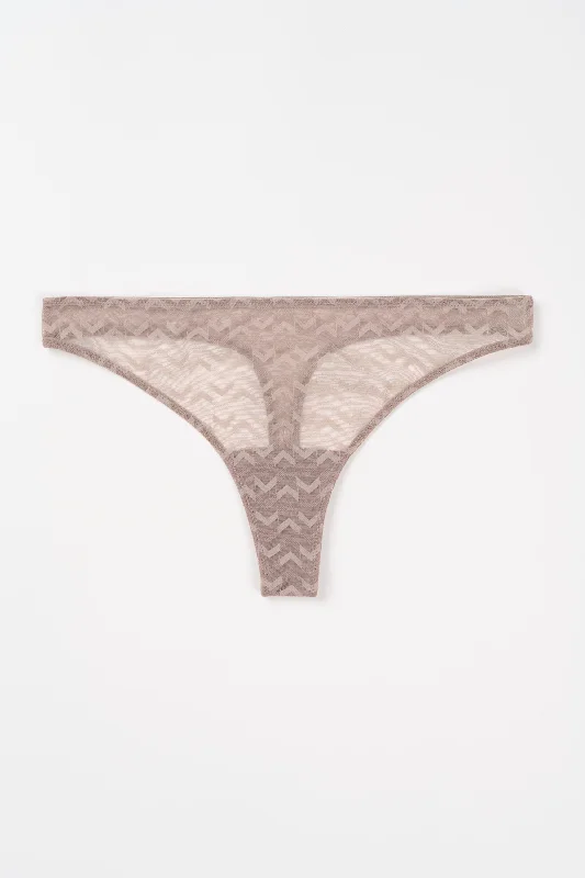 Electra Thong | Taupe