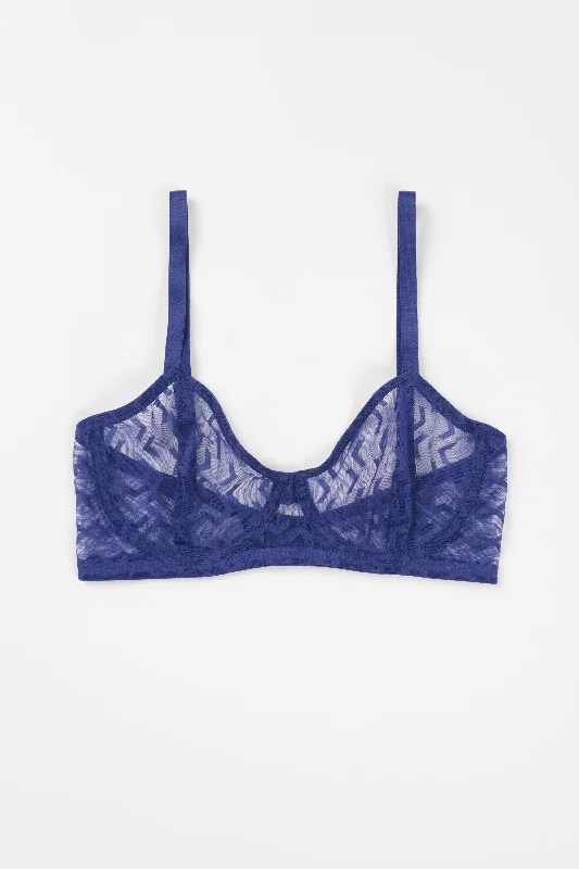 Electra Underwire Bra  | Navy Blue