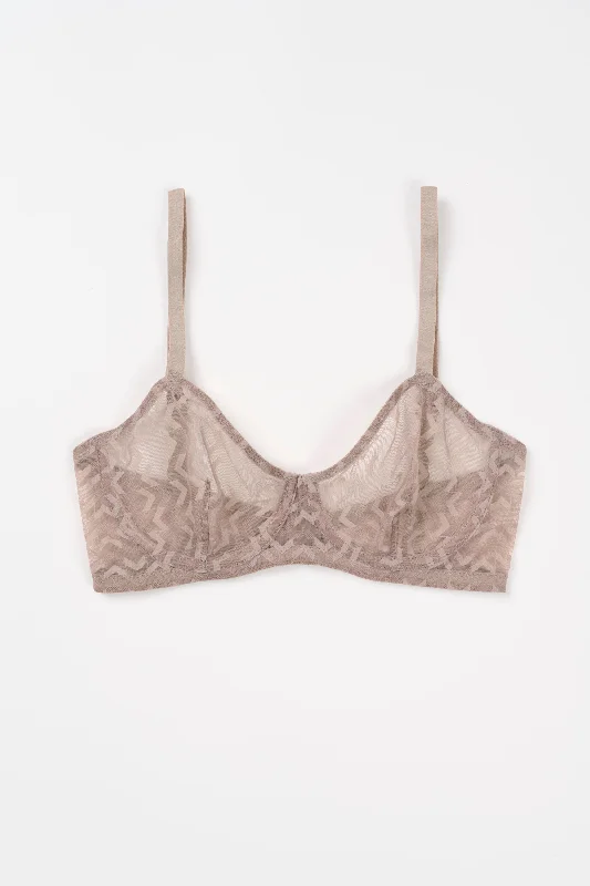 Electra Underwire Bra  | Taupe