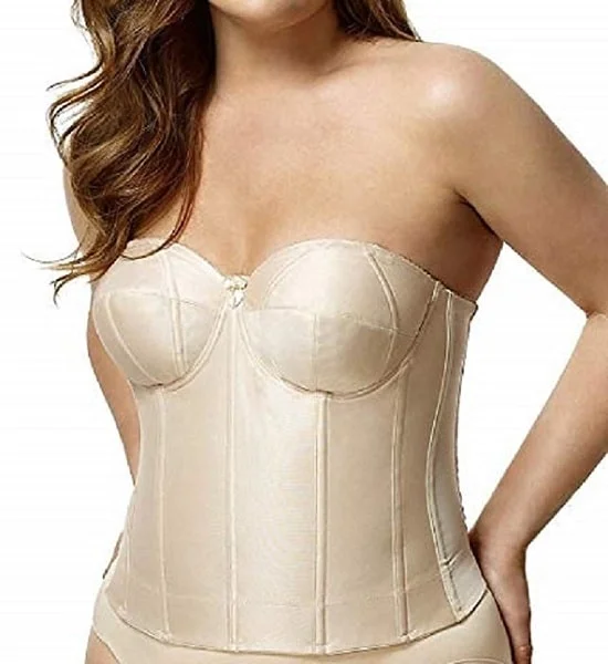 Elila Longline Nude Unlined Bustier 6421