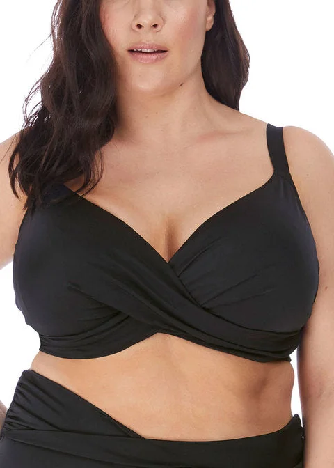 Elomi Magnetic Uw Plunge Bikini Top, Black