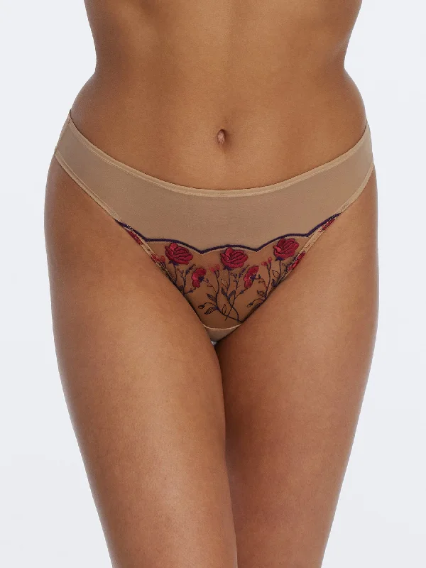 Enamoured Tattoo Lace Thong - FINAL SALE