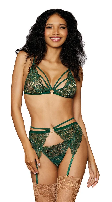 Evergreen Elegance Bralette Set