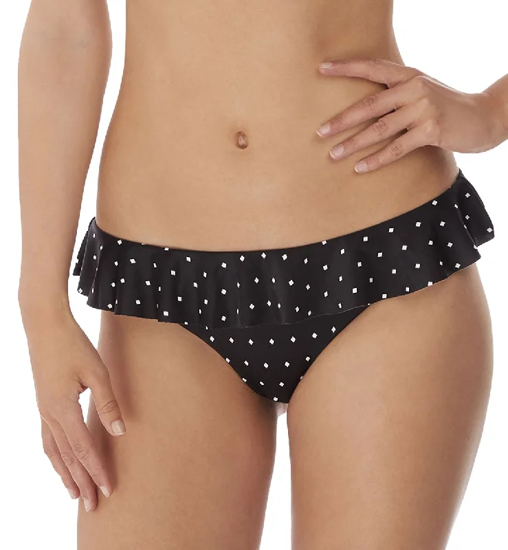 Freya Jewel Cove Italini with Frill Swim Brief (7235) - Black