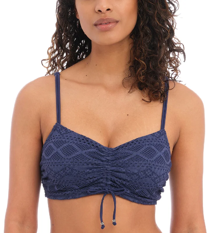 Freya Sundance Concealed Underwire Bralette Bikini Top (4000) - Denim