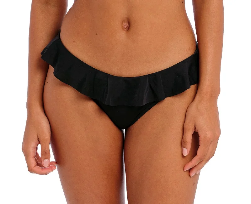 Freya Swimwear Jewel Cove Italini Black Bikini Bottom 7235