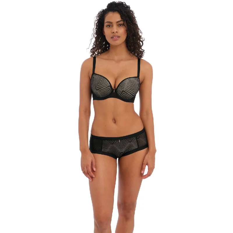 Tailored UW Moulded Plunge T-Shirt Bra Black- AA401131