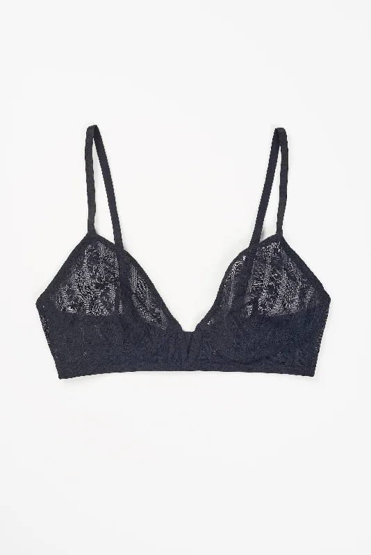 Lolita V Wire Soft Bra | Black