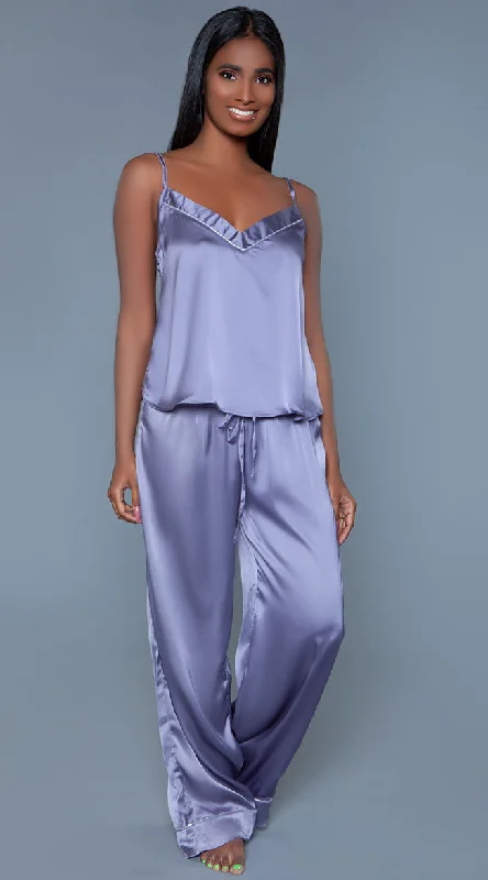 Madison Satin Pajama Set