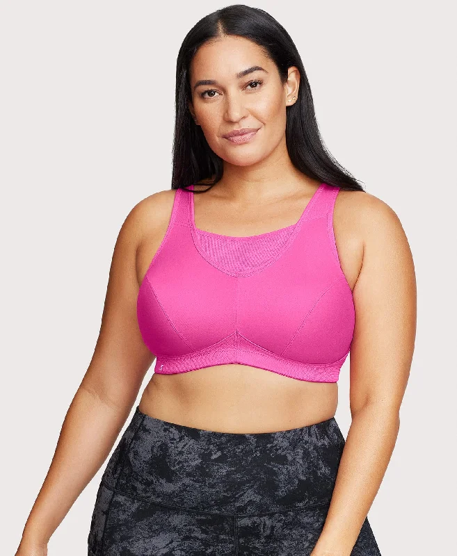 No-Bounce Camisole Sports Bra Rose Violet