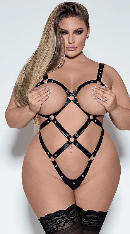 Plus Size Contessa Strappy Teddy