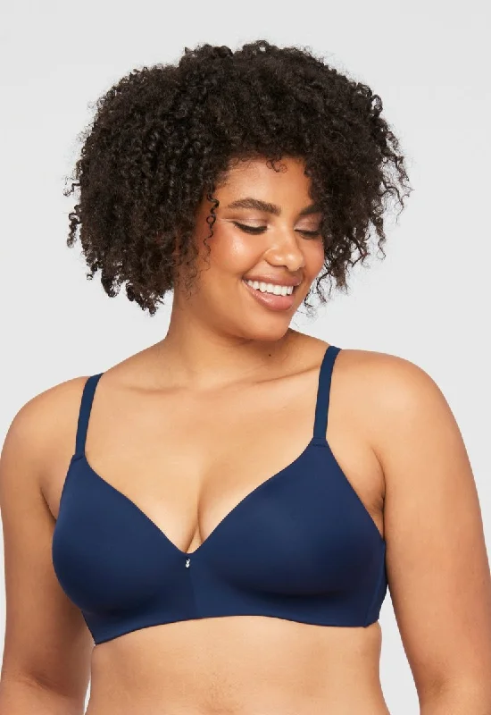 Wire-Free T-Shirt Bra Gemstone Blue- 9317