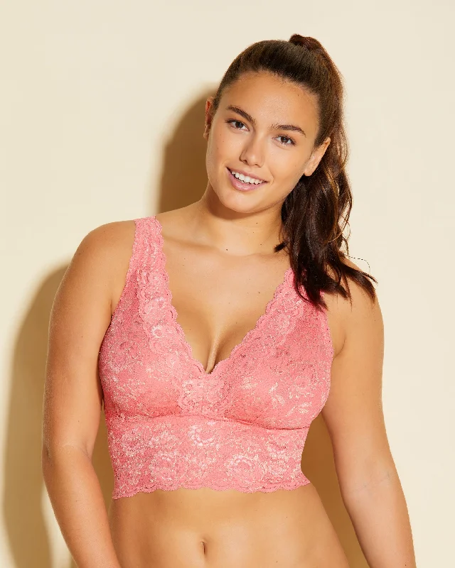 Bralette A Corpetto Curvy Con Scollatura A V