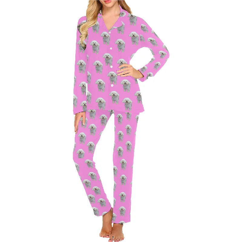 2 Piece Bichon Long Pj Set