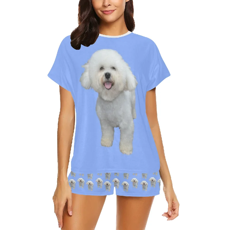 2 Piece Bichon Pj Set - Blue