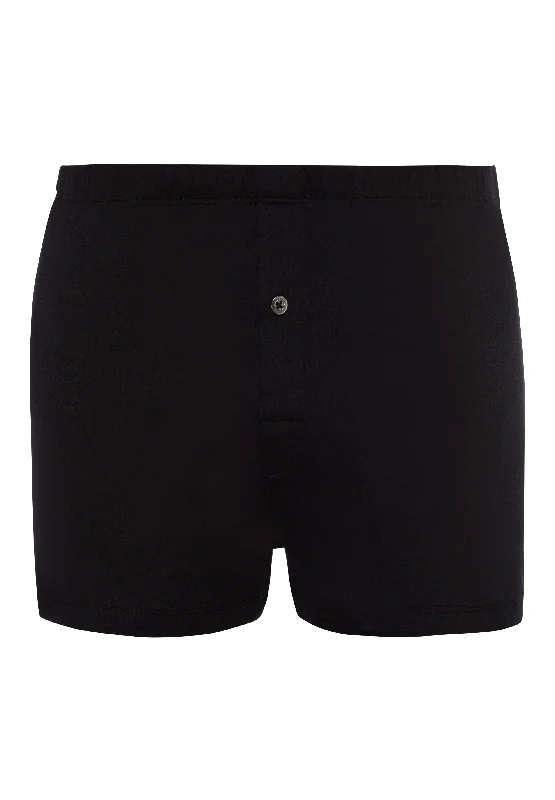 Sea Island Cotton Cotton Boxer  | Black 73172-019