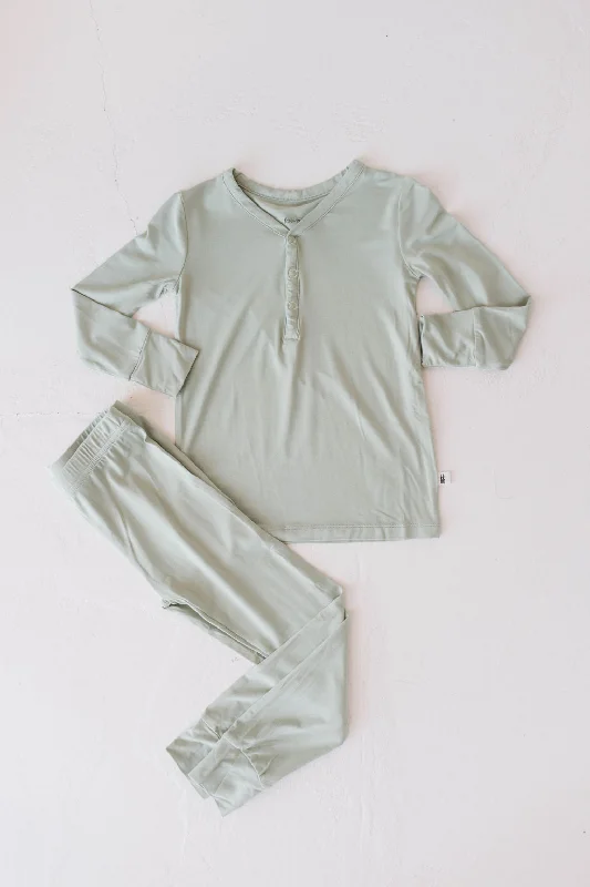 Bamboo Two Piece Pajamas | Pistachio