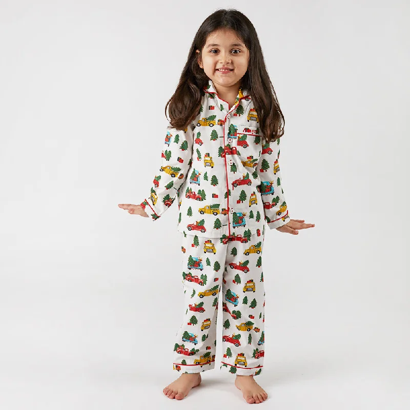 Christmas Trucks Pajama Set