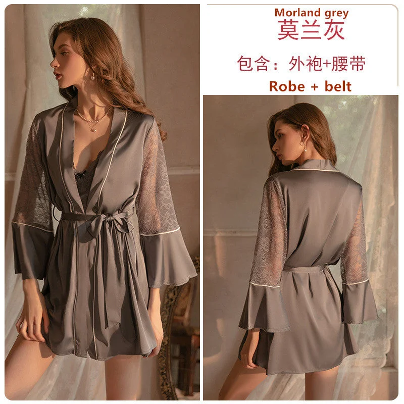 Moran Grey (Robe + belt)