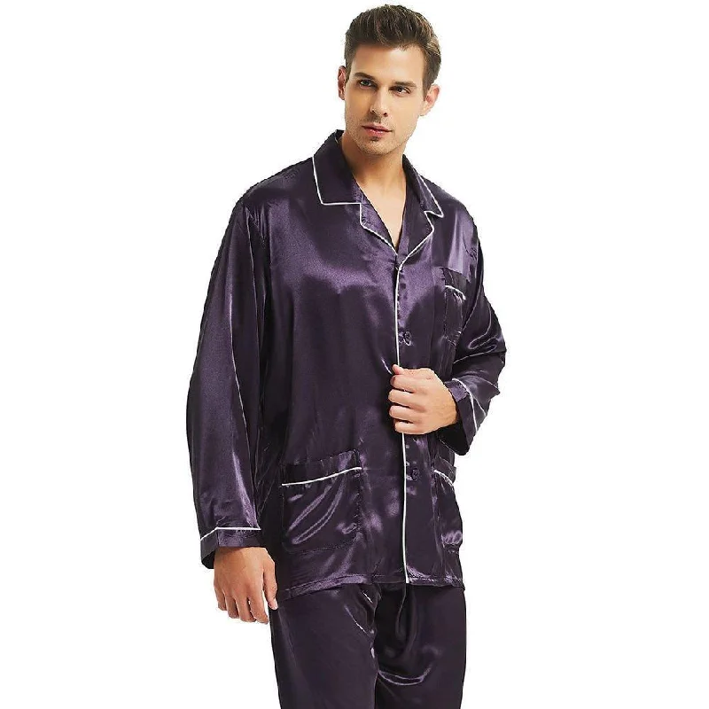 Sleepwear-Men's Pajama Set With Pockets