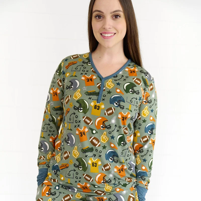 Touchdown Time Women's Pajama Top