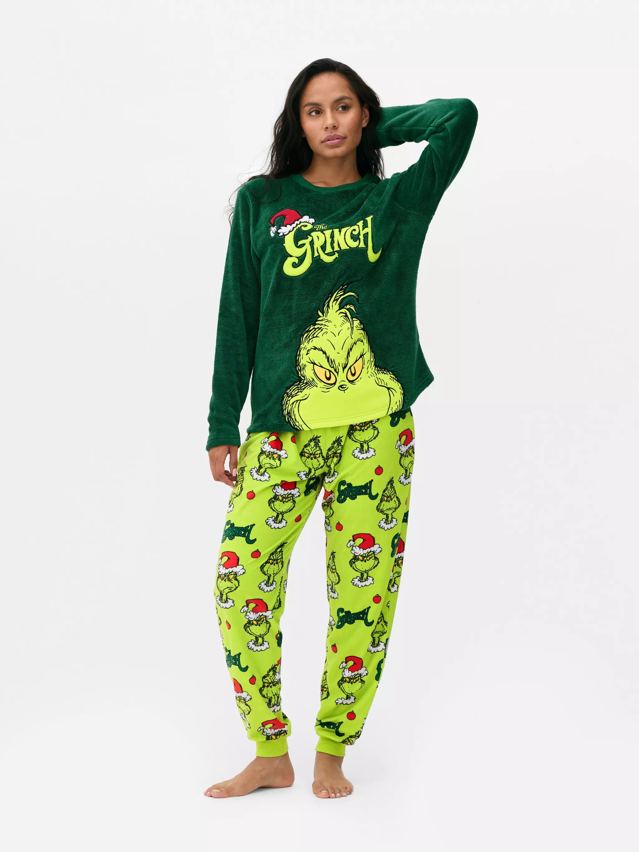 Women’s The Grinch Fleece Pajamas